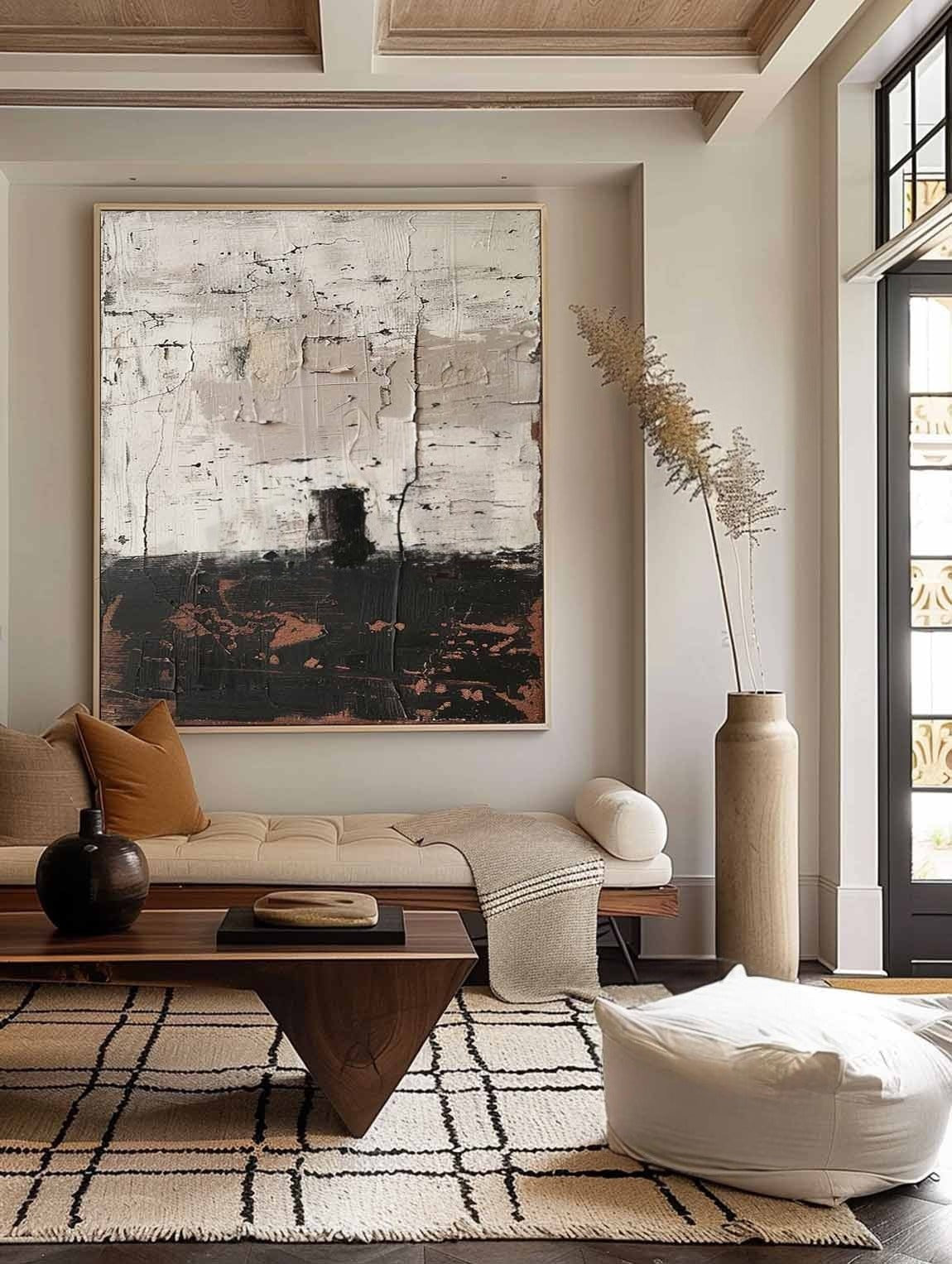 Wall Art Minimalist Neutral Abstract - Neutralighting