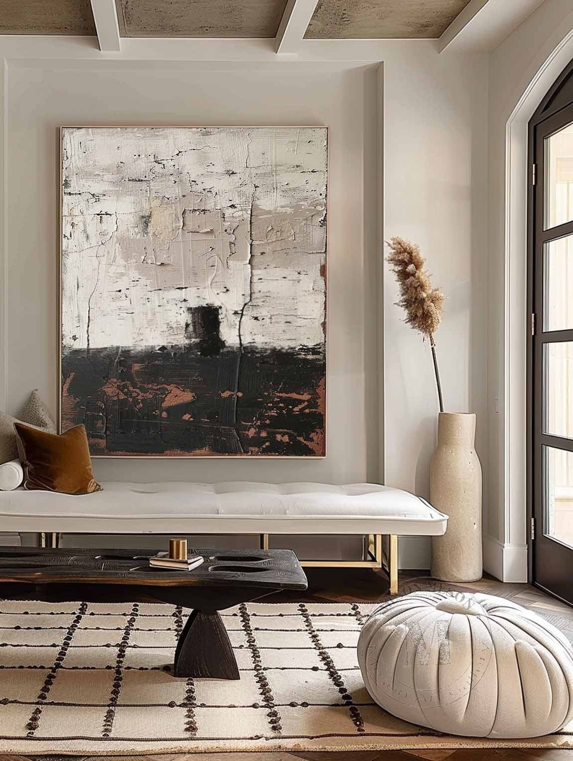 Wall Art Minimalist Neutral Abstract - Neutralighting