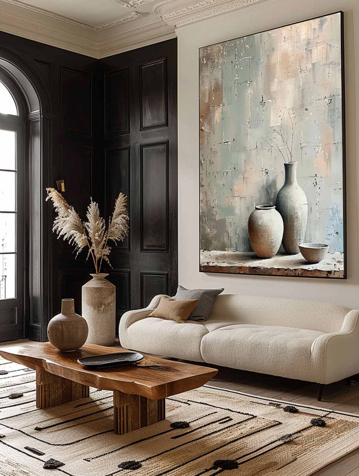 Wall Art Wabi Sabi Ceramic Trio Still Life - Neutralighting