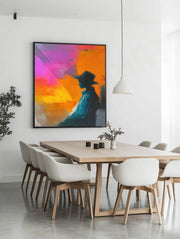 Wall Art Contemporary Silhouette Coat - Neutralighting