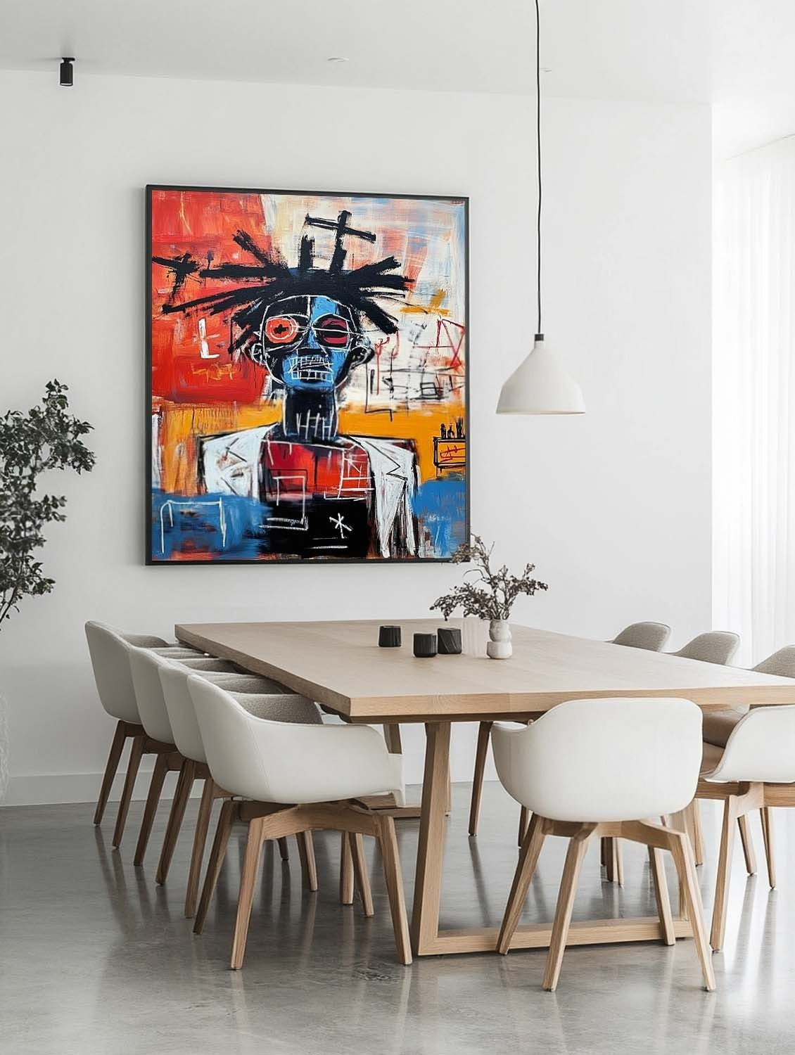 Wall Art Neo Expressionist Portrait - Neutralighting
