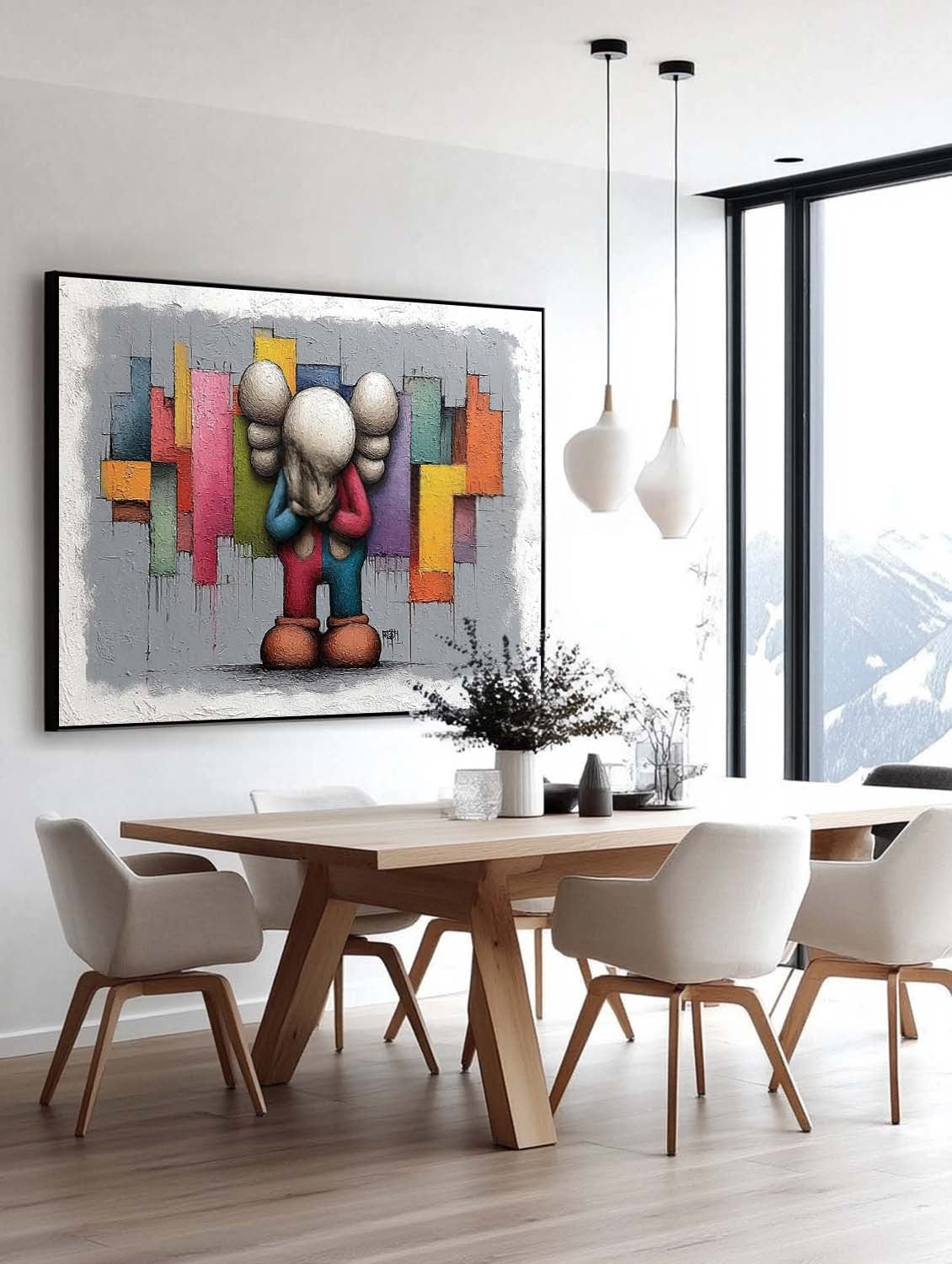 Wall Art Poignant Kaws Companion - Neutralighting