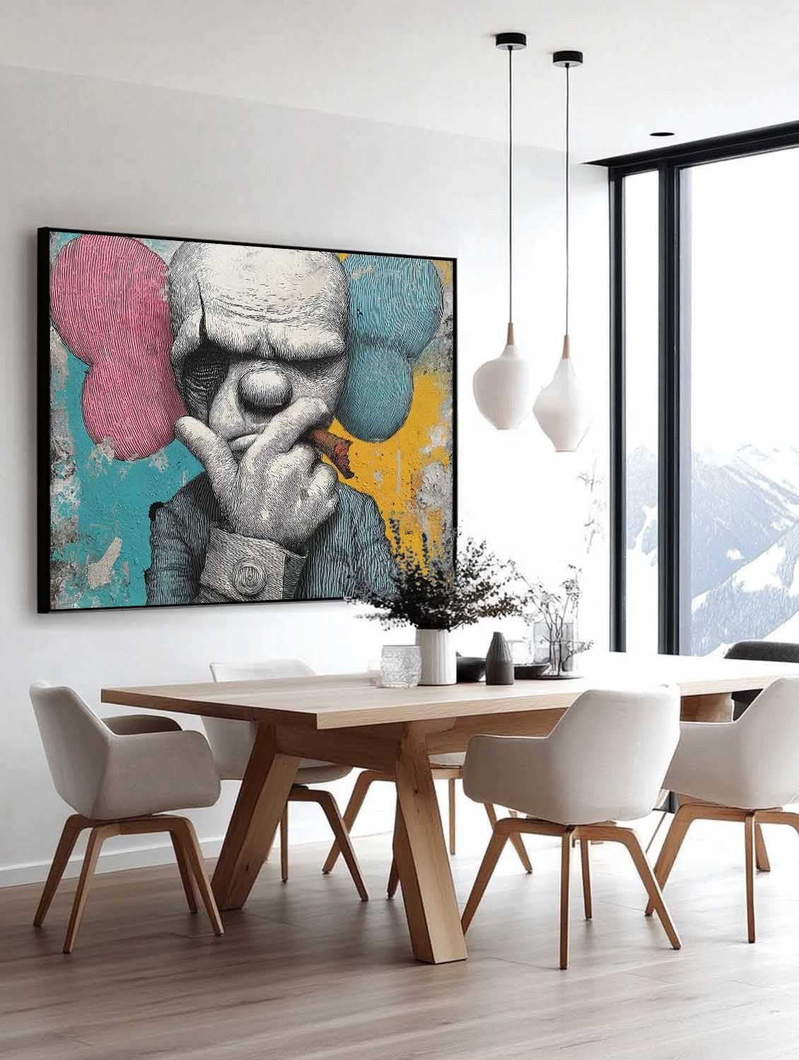 Kaws Style Gangster Pop Art Painting - Neutralighting