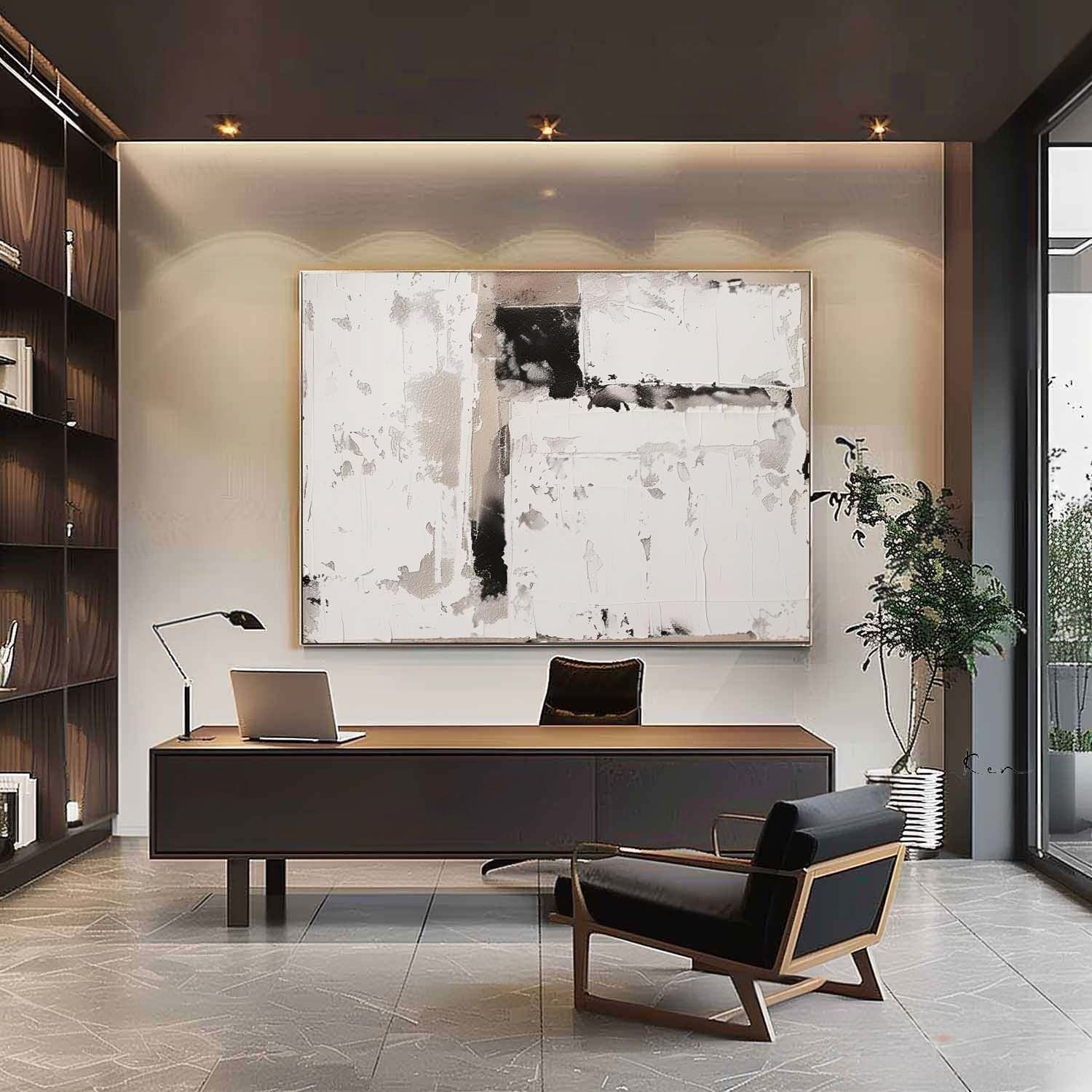Wall Art Minimalist Monochrome - Neutralighting