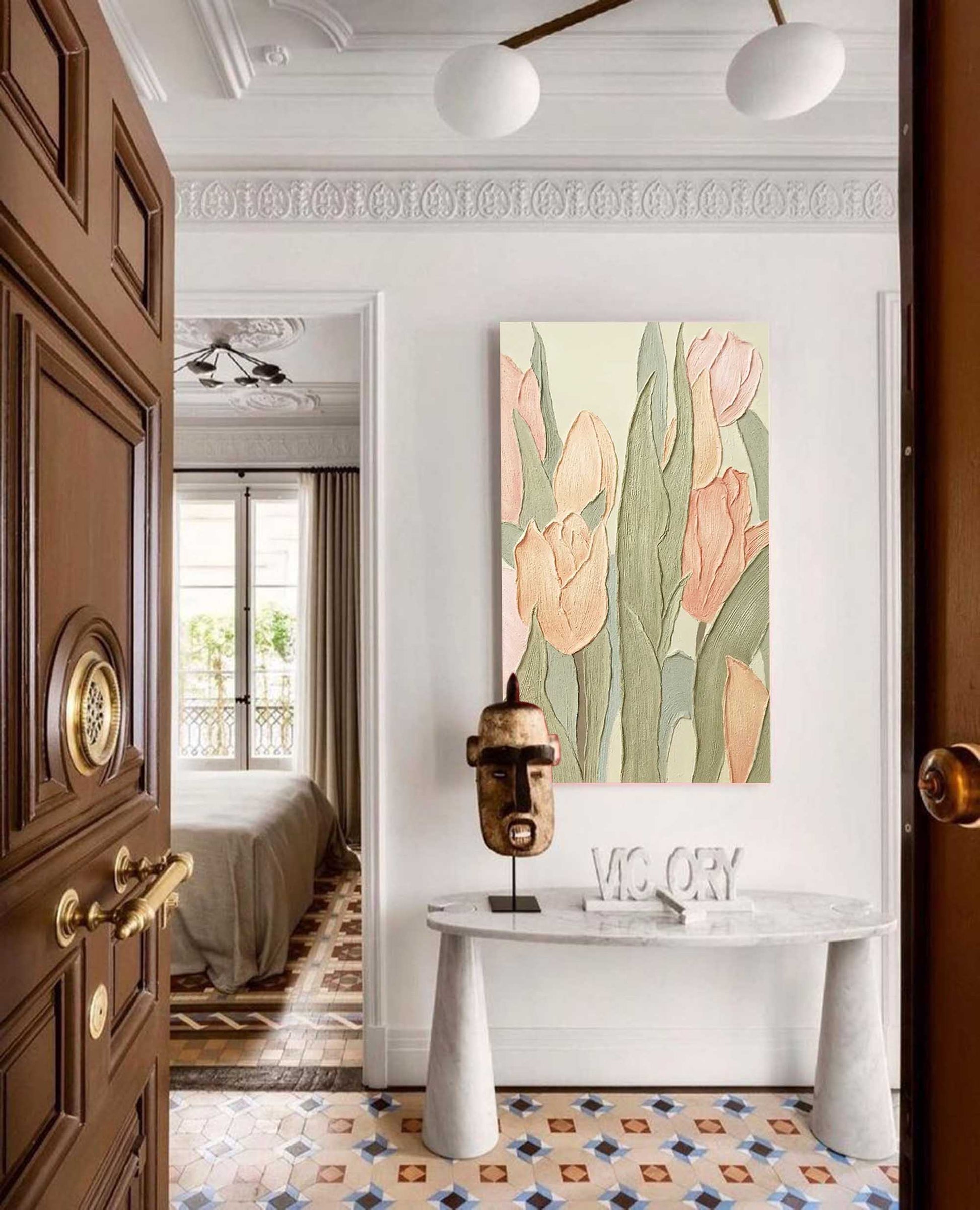 Flower Canvas Art FL008 - Neutralighting