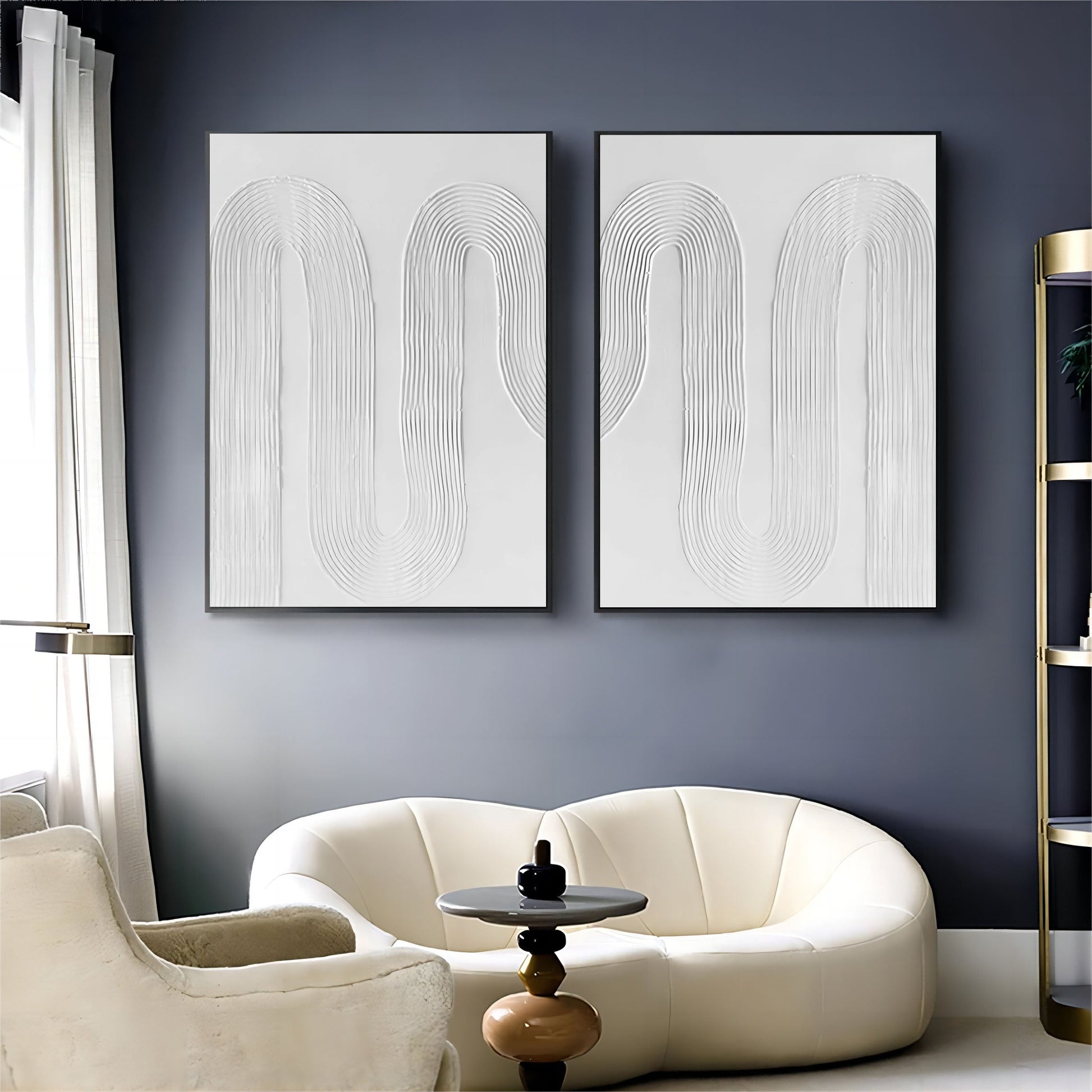 Abstract Painting Set Of 2 SP043 - Neutralighting