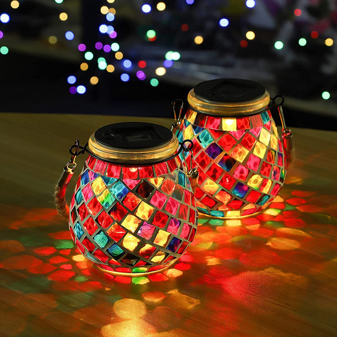 Meadow Solar Classic Decorative Glass Outdoor lights