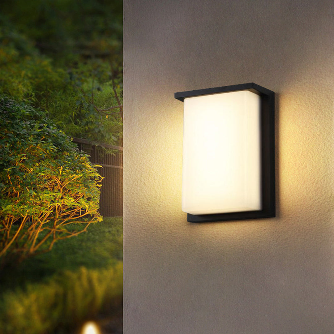 Heather LED Rectangular Die-Cast Outdoor Sconce