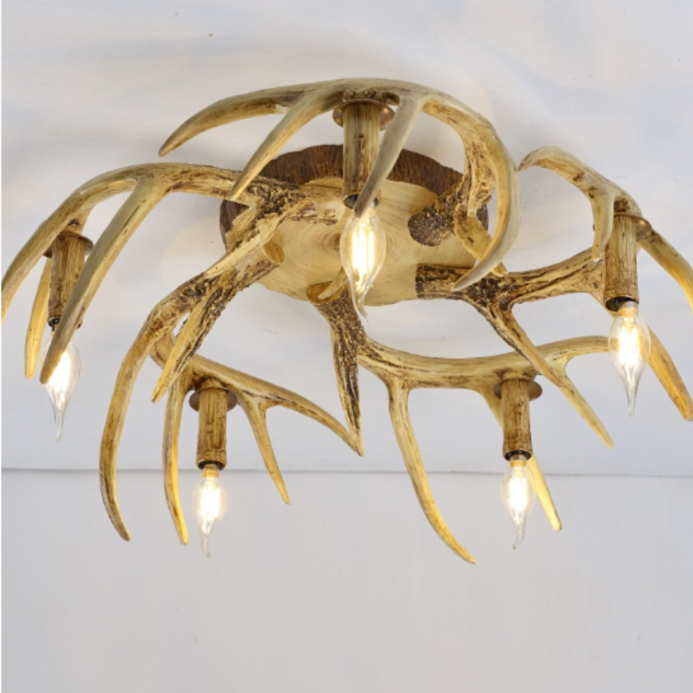 Silva LED Pendant Light/Flush Mount Ceiling Light Resin Metal Bedroom - Neutral Decor