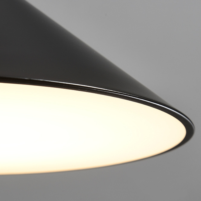 Aria Vintage Umbrella Monochrome Pendant Light - Neutral Decor