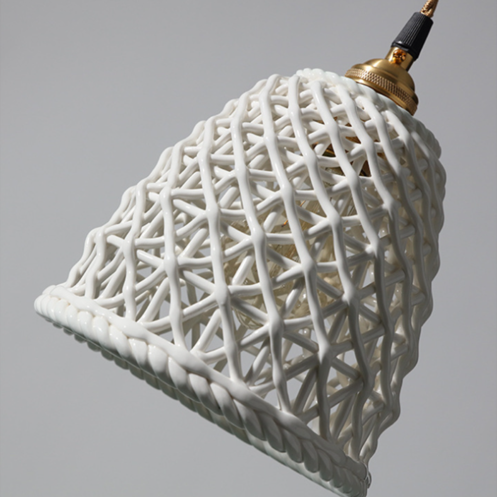 Valentina Modern LED Pendant Light Metal Blue White Bedroom/Kitchen - Neutral Decor