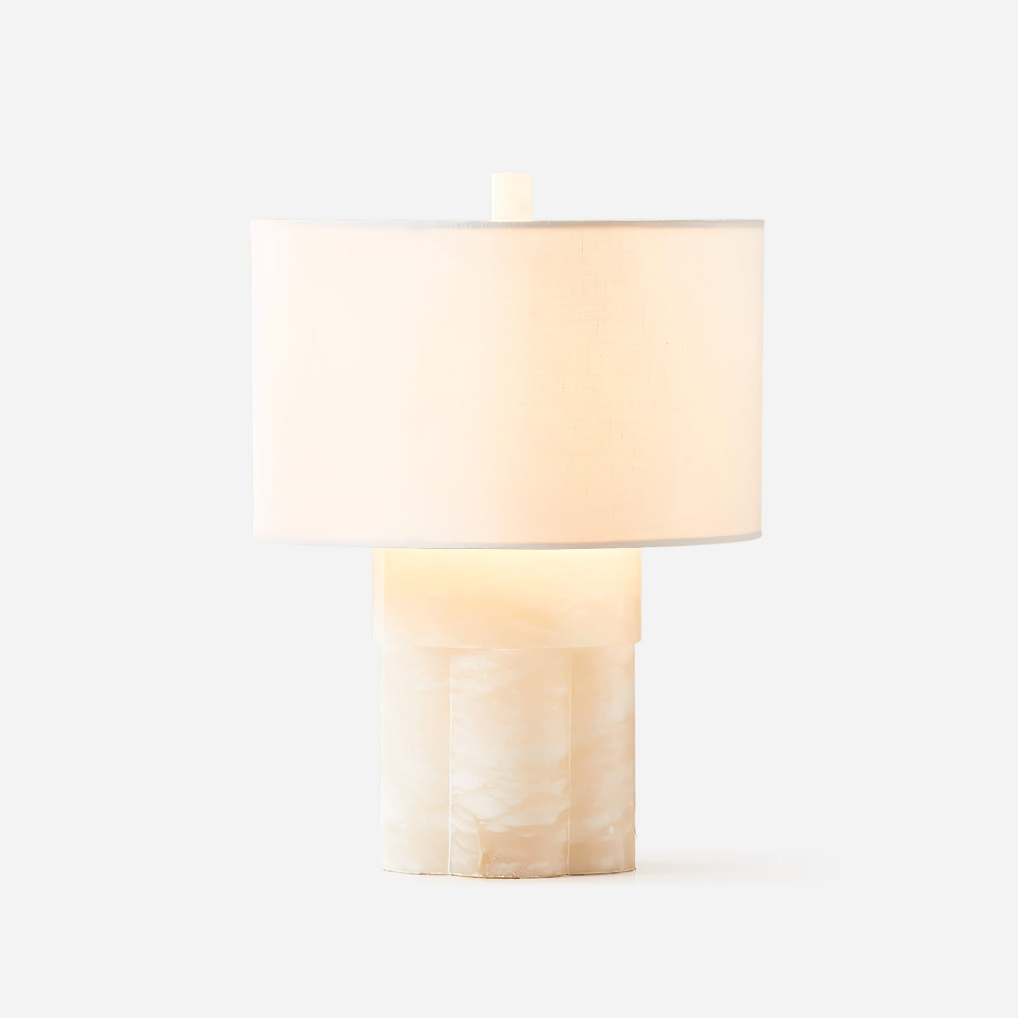 Selene Modern Alabaster Table Lamp-Neutral Decor