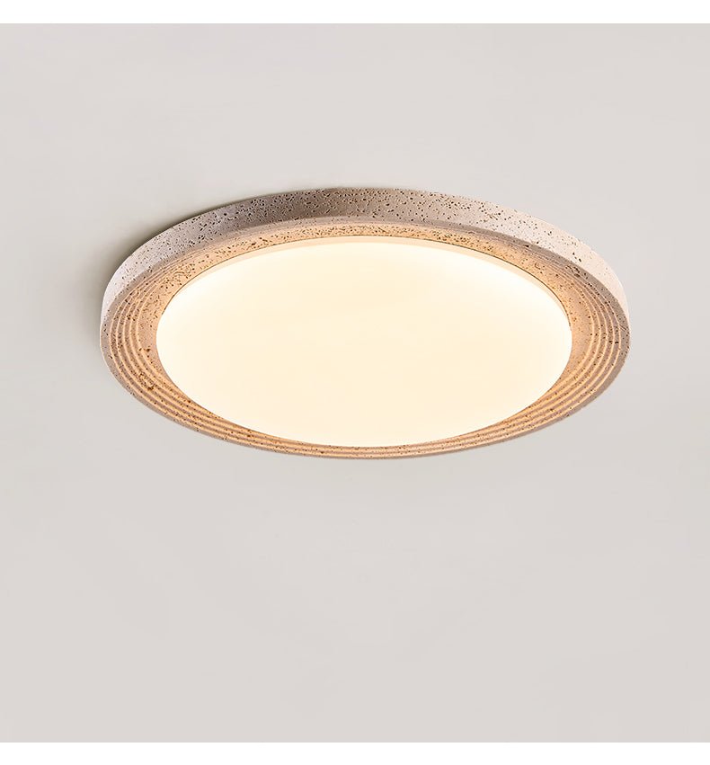 Orinir Minimalist Travertine Ceiling Light-Neutral Decor
