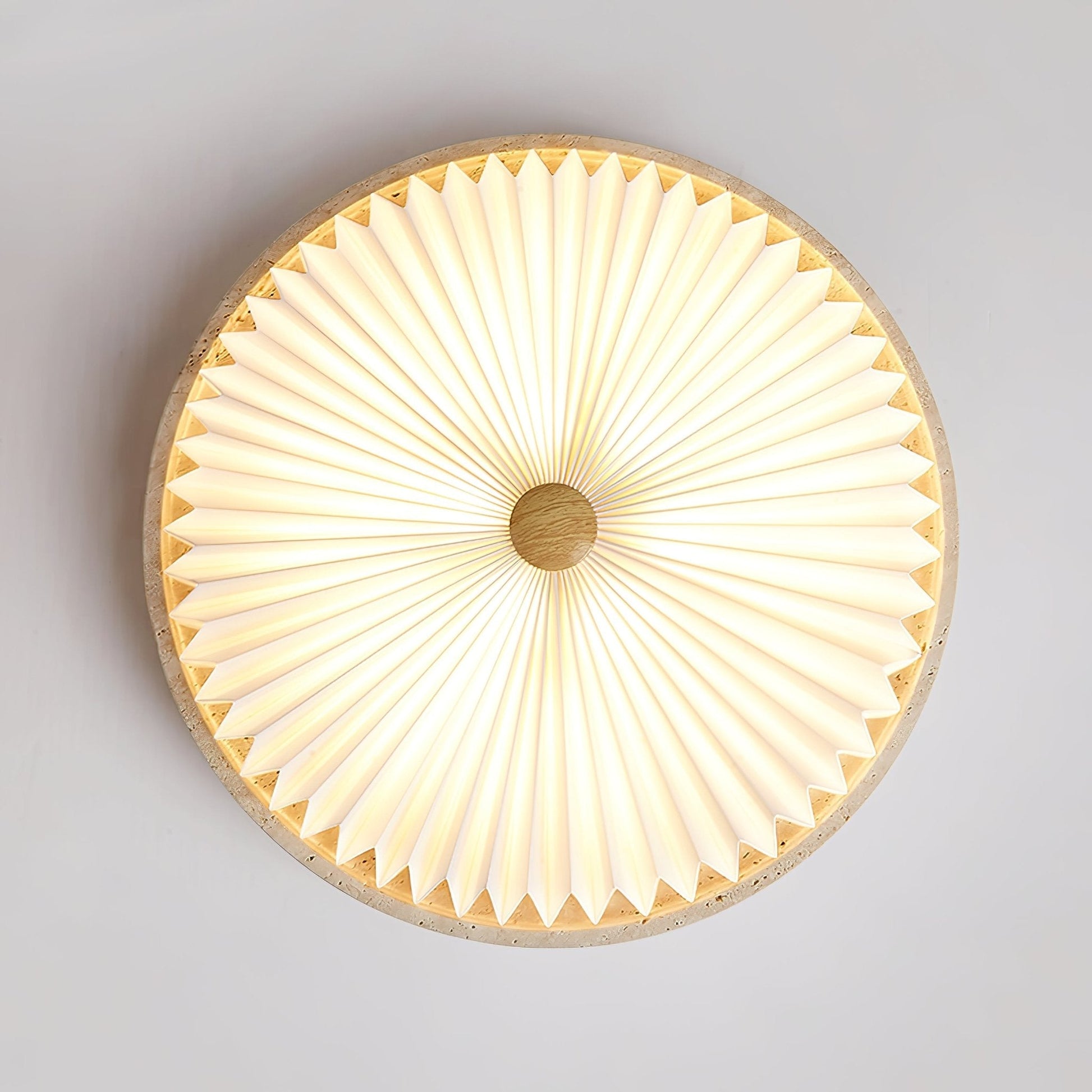 Ciloraris Textured Travertine Ceiling Light-Neutral Decor