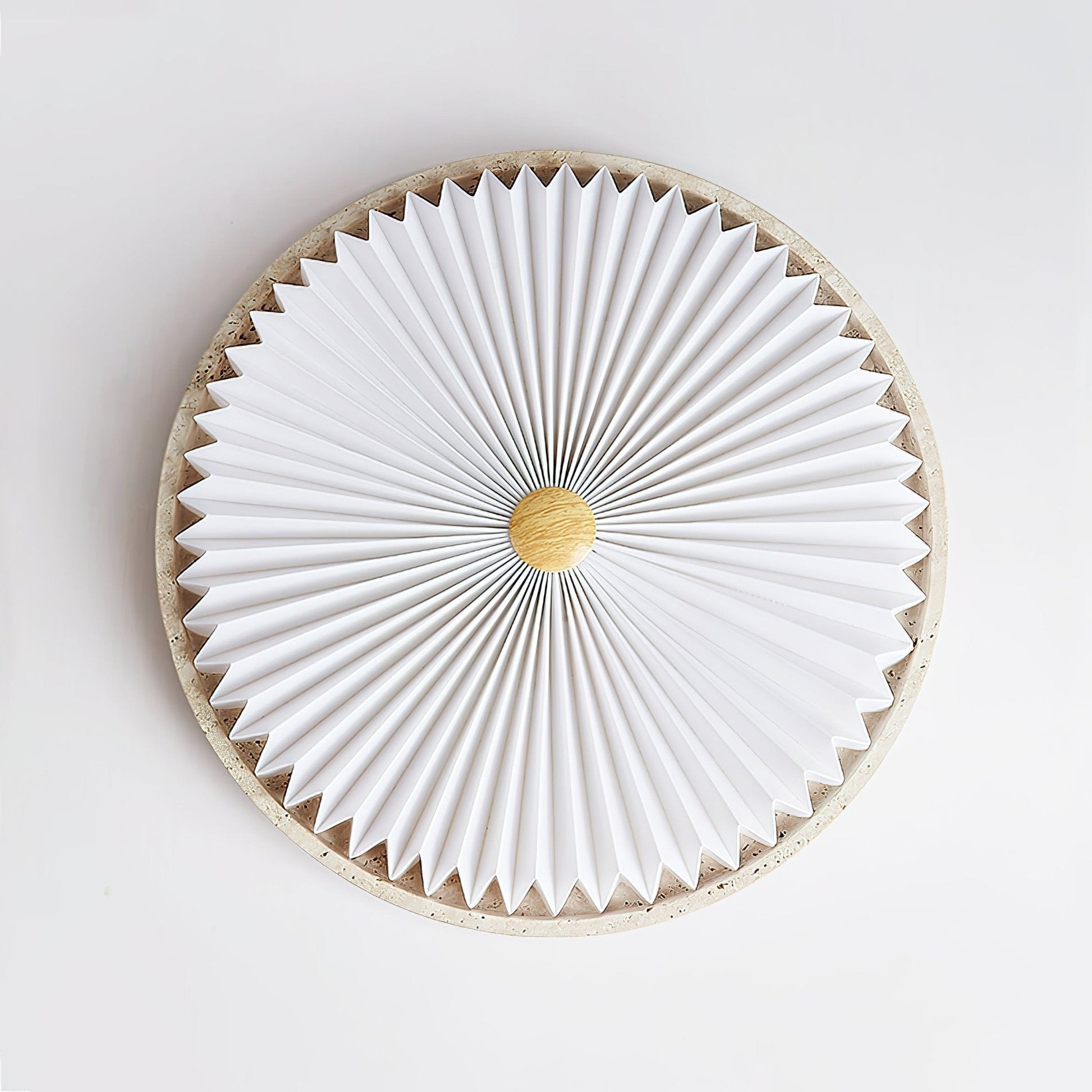 Ciloraris Textured Travertine Ceiling Light-Neutral Decor
