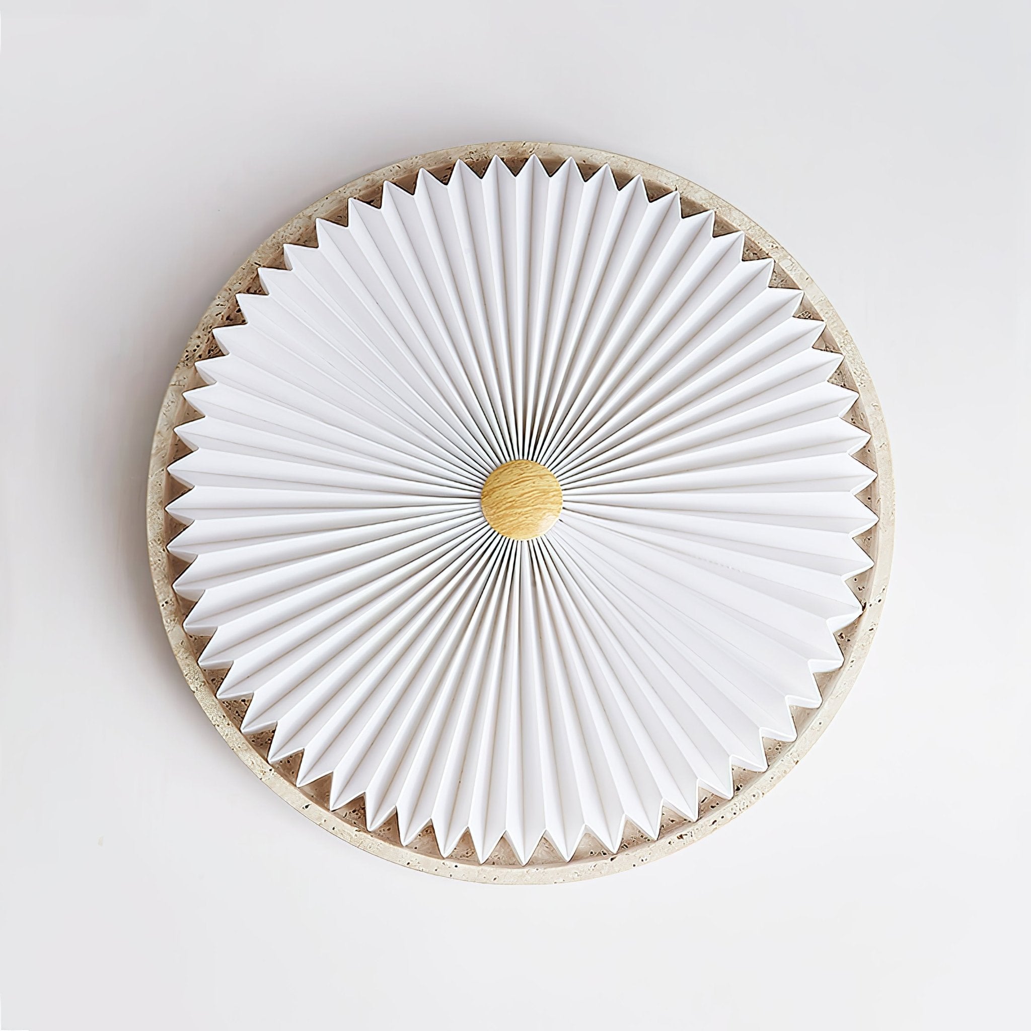 Ciloraris Textured Travertine Ceiling Light-Neutral Decor