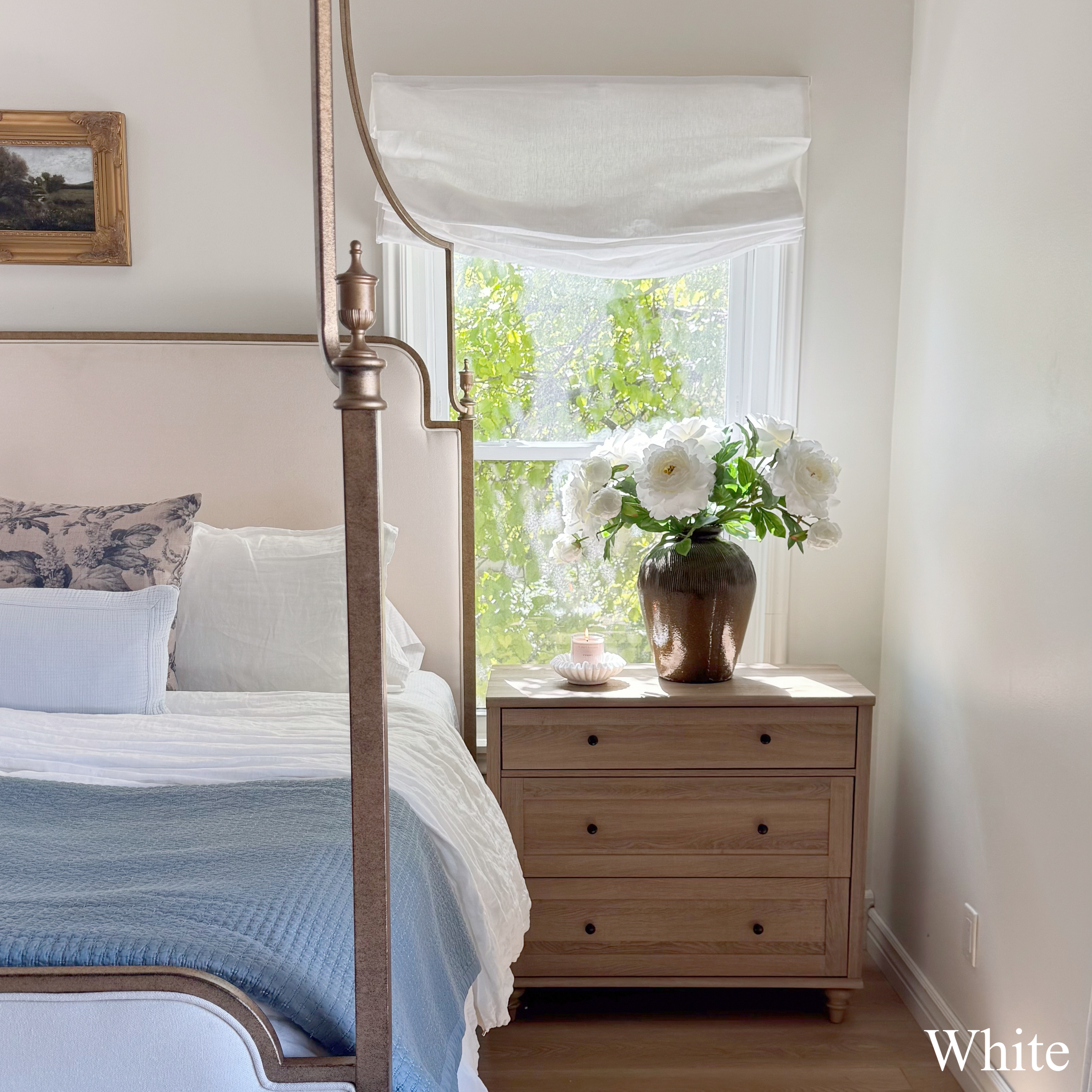 Belgian Flax Linen Roman Shades & Blinds | Relaxed-Neutral Decor