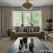 Jenna Linen Curtains & Drapes Pleated-Neutral Decor