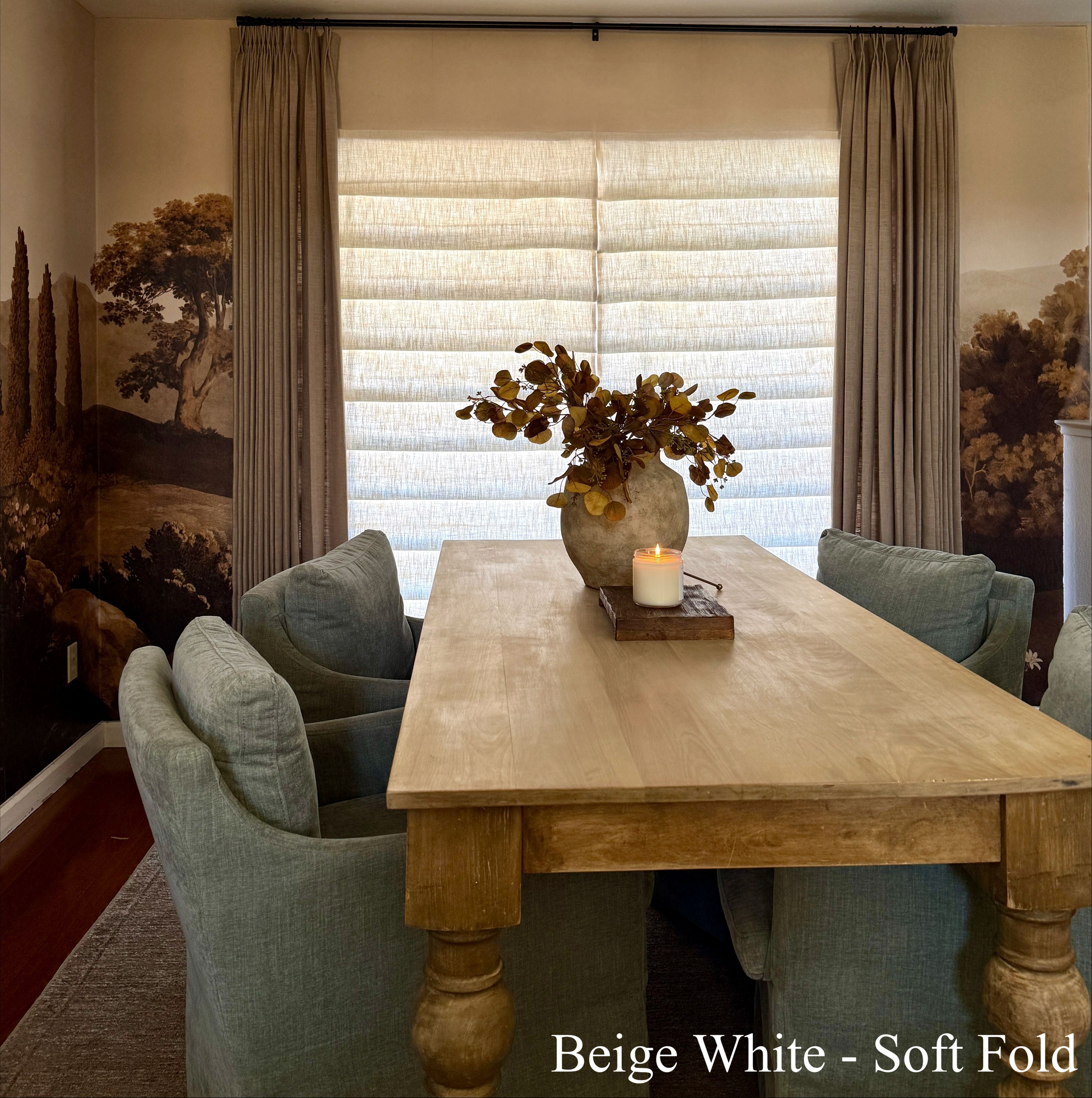Lily Linen Roman Shades & Blinds-Neutral Decor