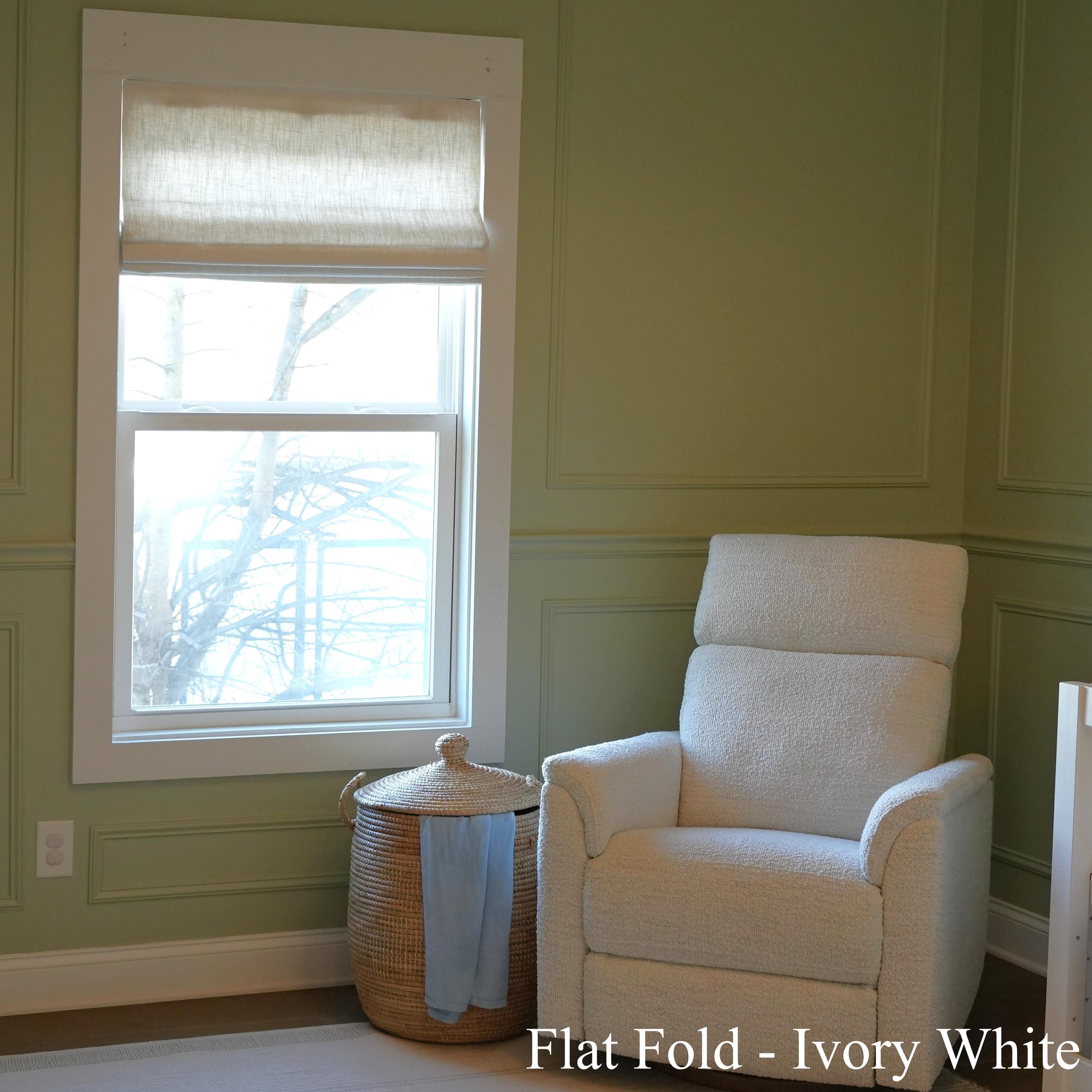 Lily Linen Roman Shades & Blinds-Neutral Decor