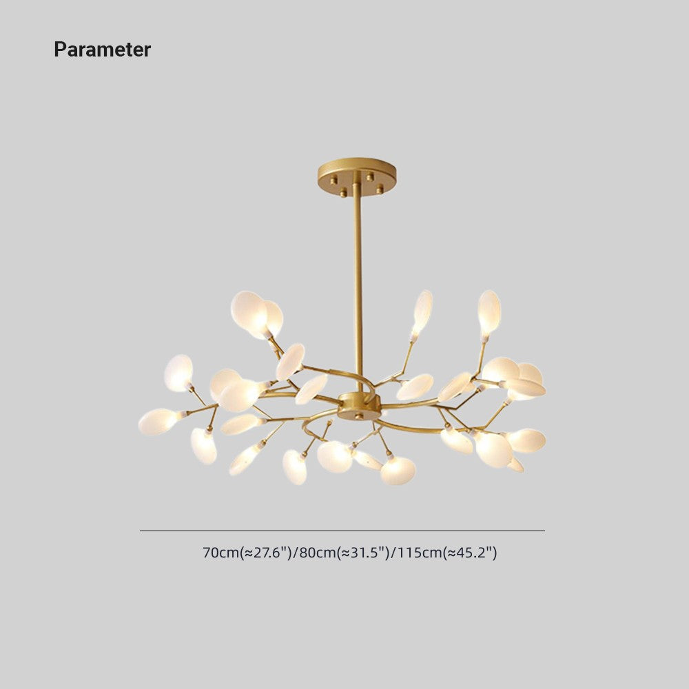 Olivia Unique Branch Firefly Sputnik Art Deco Chandelier - Neutral Decor