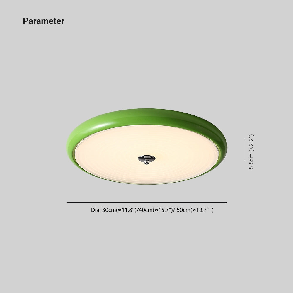 Valentina Modern LED Flush Mount Ceiling Light Acrylic Metal Living Room - Neutral Decor
