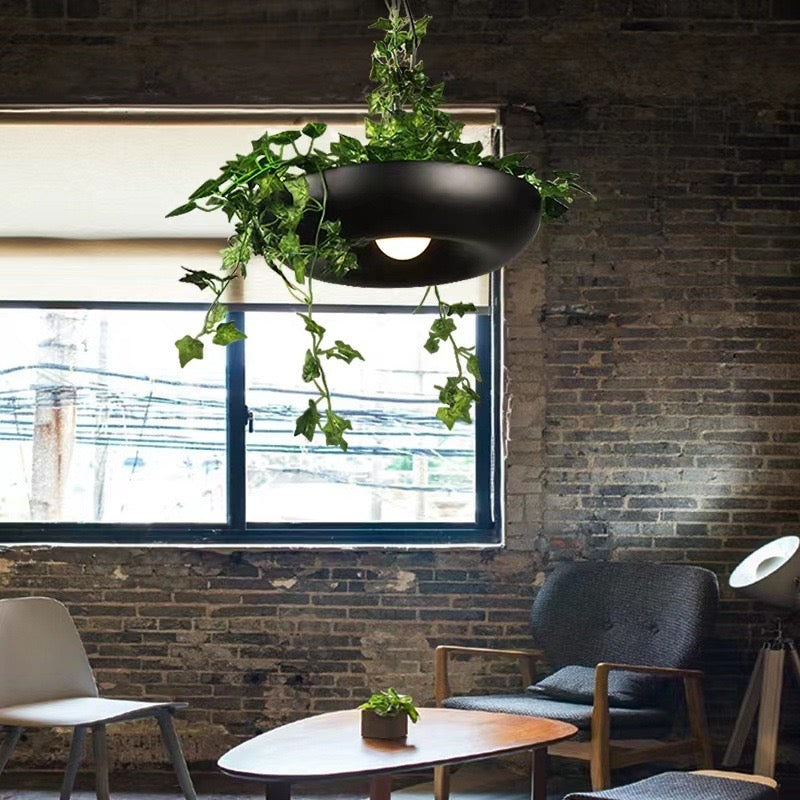 Ritta Modern Metal Lacquer Round Pendant Light - Neutral Decor
