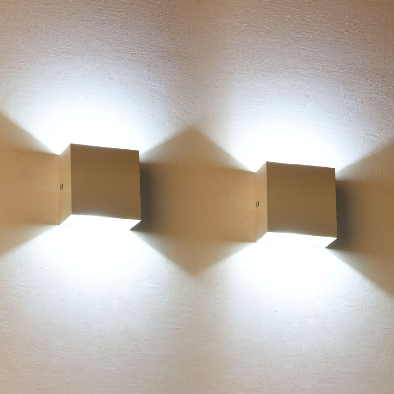 Nexu Modern Adjustable Square Outdoor Wall Lamp LED-Neutral Decor