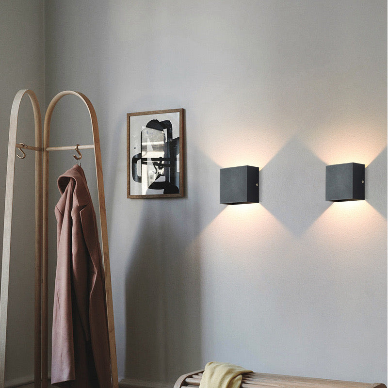 Nexu Modern Adjustable Square Outdoor Wall Lamp LED-Neutral Decor