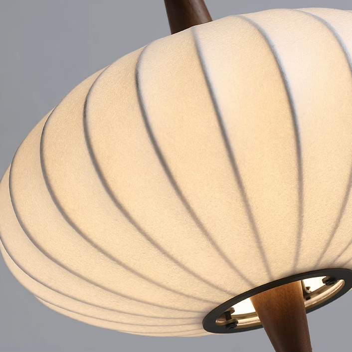 Mira Artificial Paper & Wood Floor Lamp