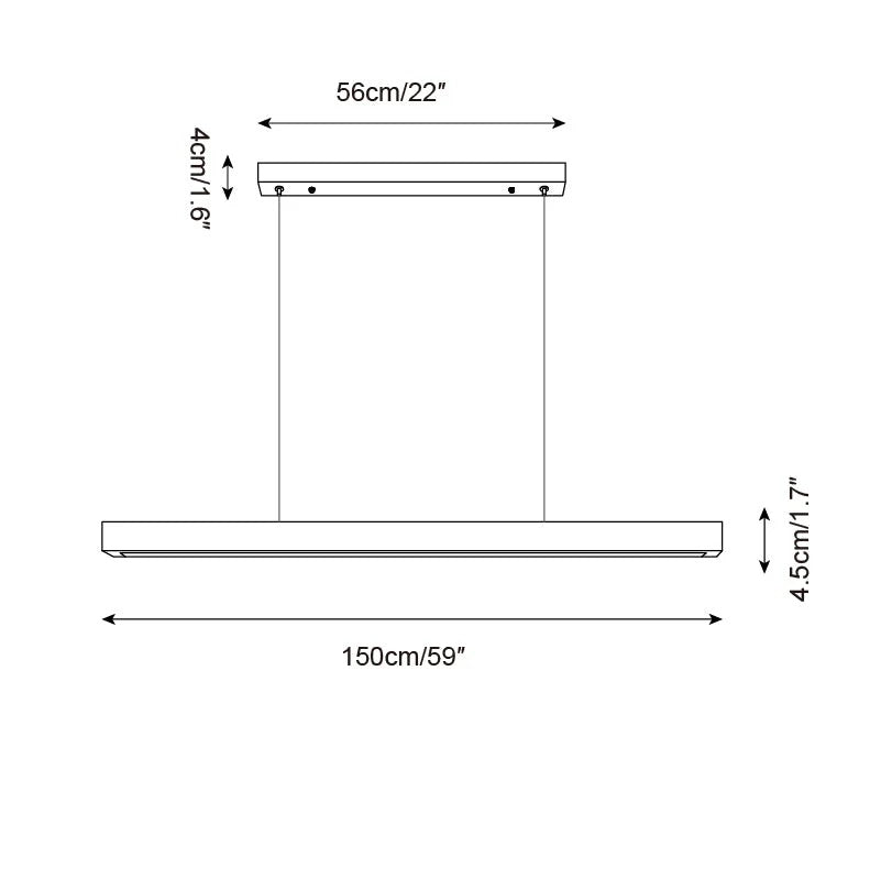 Lyven Minimalist Travertine Linear Pendant Light-Neutral Decor