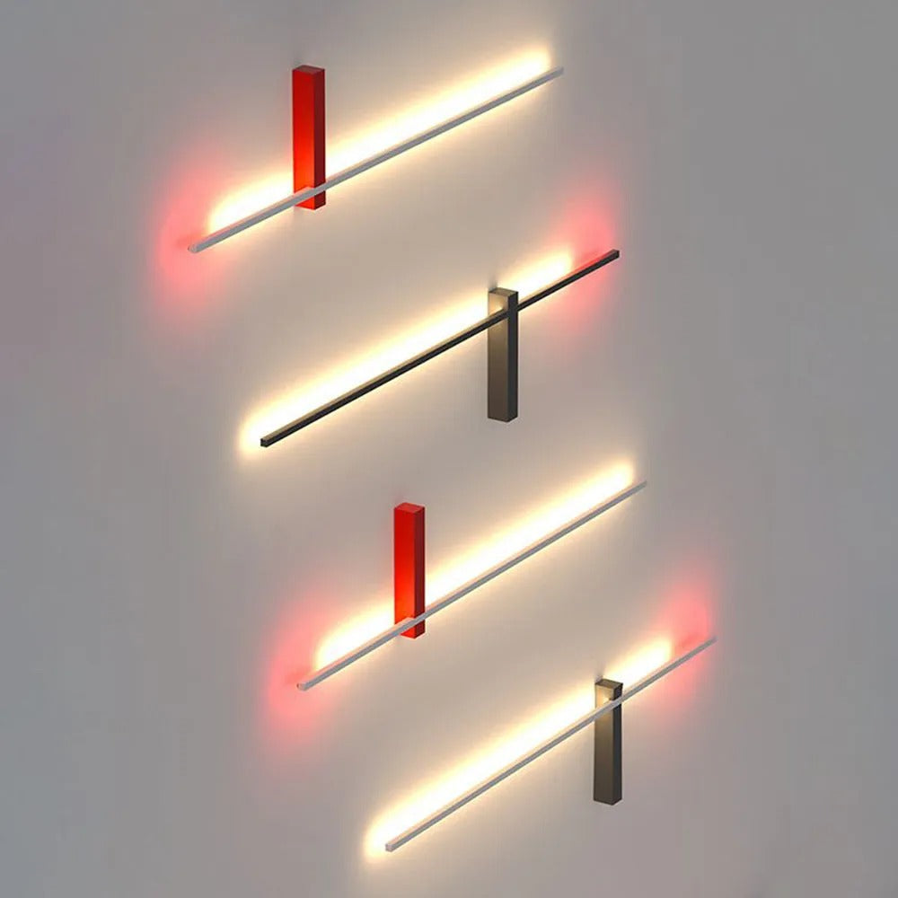 Arisha Minimalist Linear Wall Lamp Multi-Color Linear - Neutral Decor