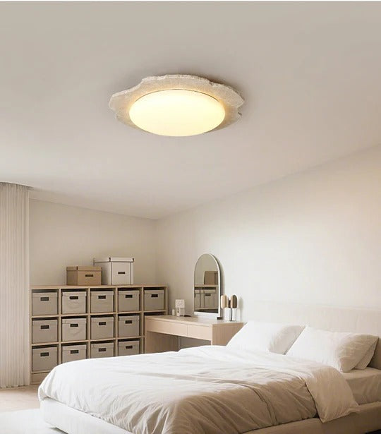 Nimbe Halo  Travertine Ceiling Light