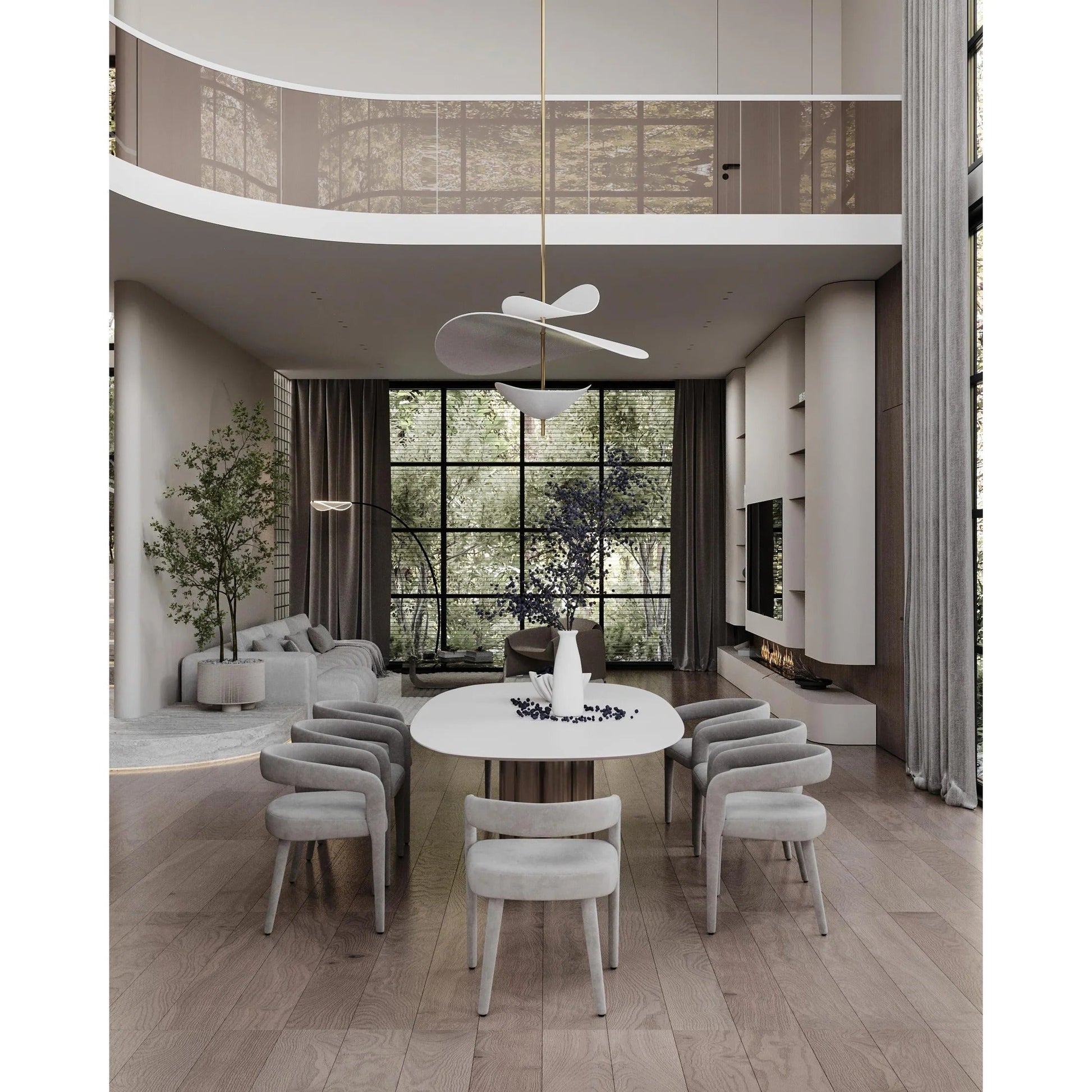 Unorara Nordic Floating Pendant Lamp-Neutral Decor