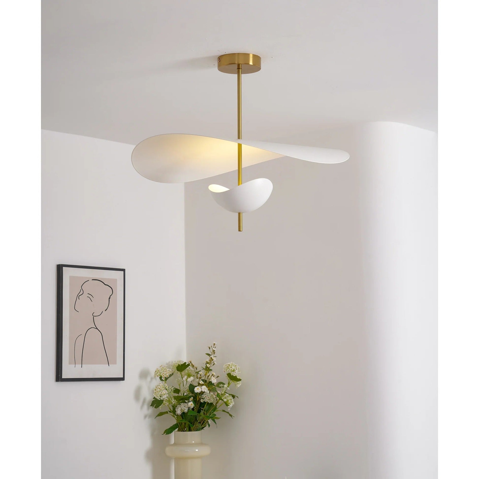 Unorara Nordic Floating Pendant Lamp-Neutral Decor