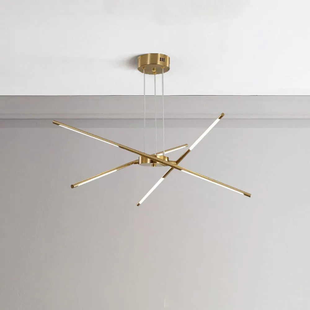 Arisha Pendant Light, Black/Gold, 6/8/10/12 Heads - Neutral Decor