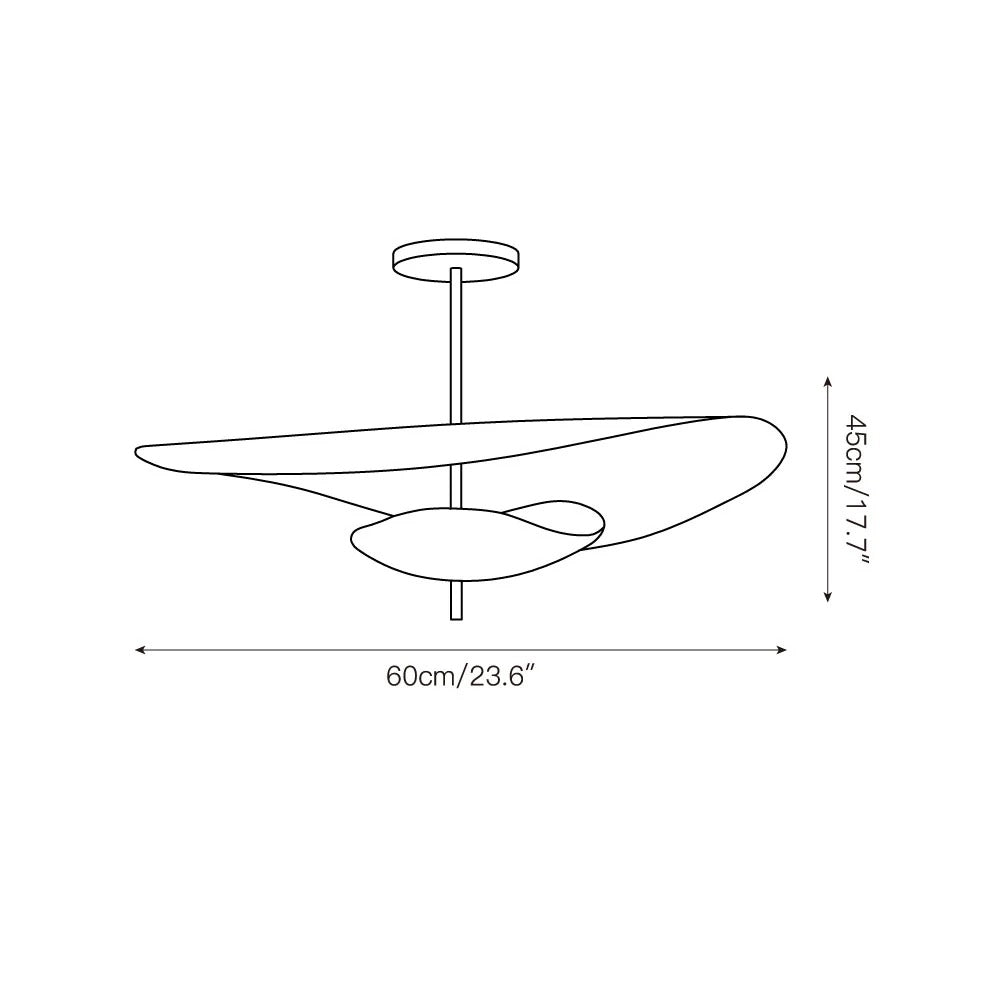 Unorara Nordic Floating Pendant Lamp-Neutral Decor
