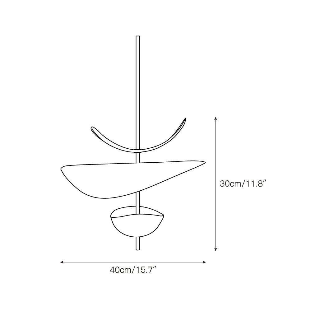 Unorara Nordic Floating Pendant Lamp-Neutral Decor