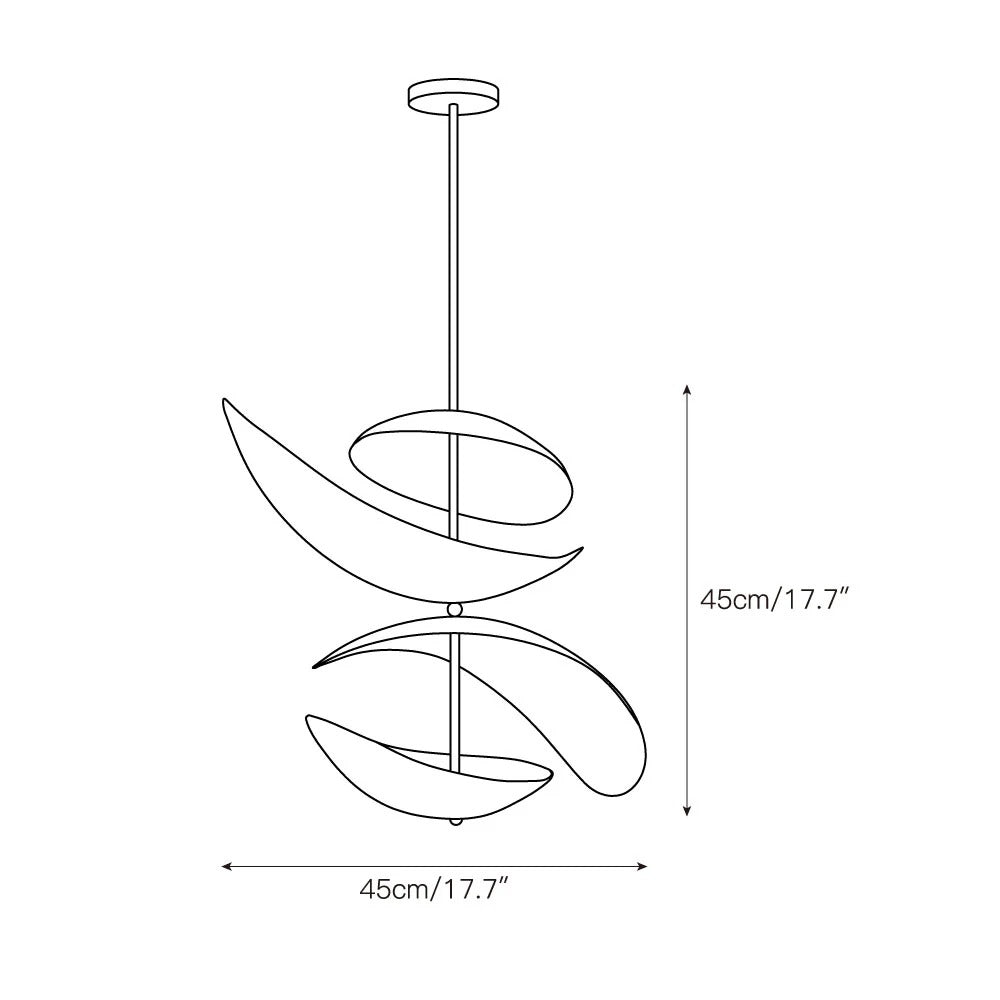 Unorara Nordic Floating Pendant Lamp-Neutral Decor