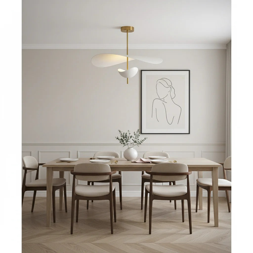 Unorara Nordic Floating Pendant Lamp-Neutral Decor