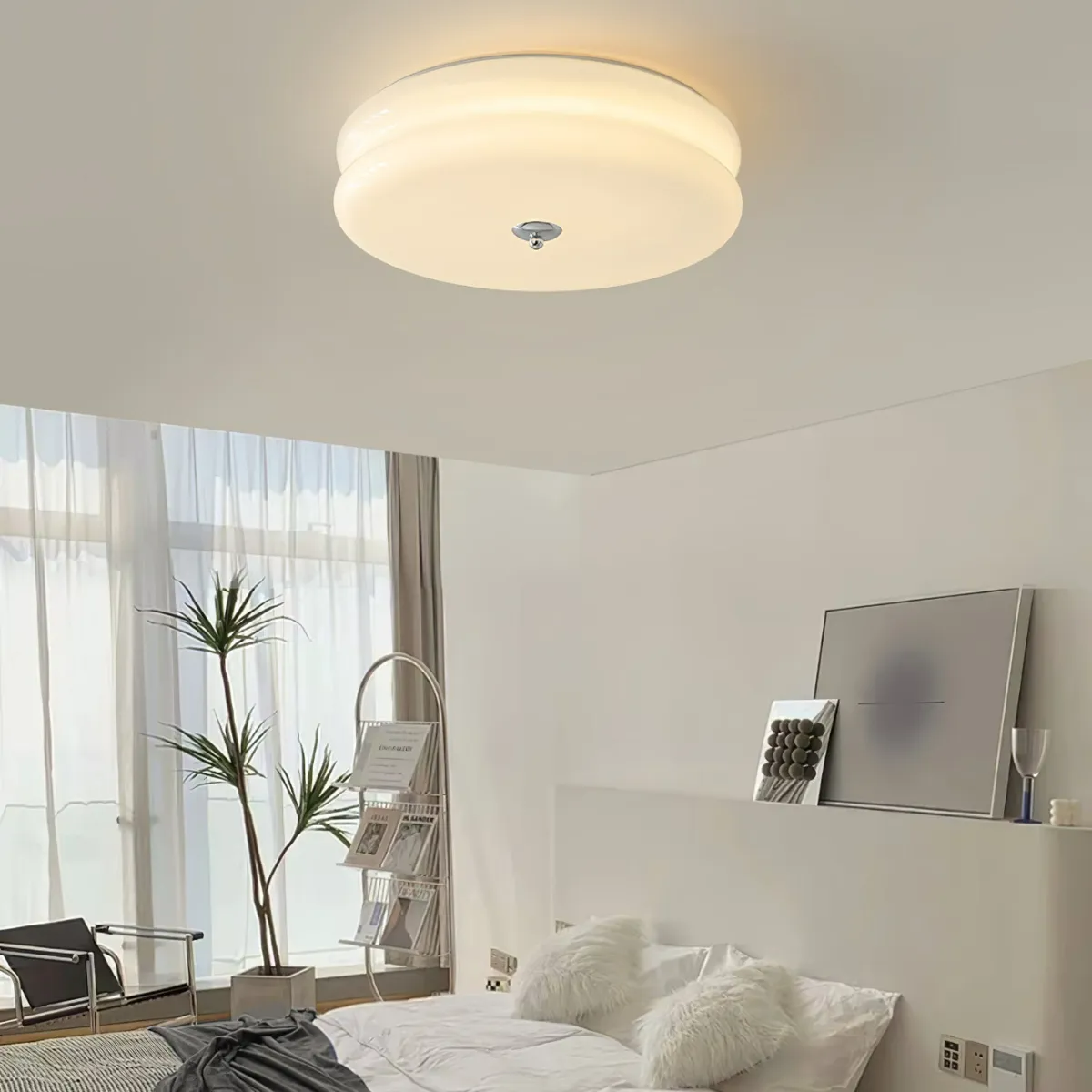 Candy Flush Mount Ceiling Light Two Layer - Neutral Decor