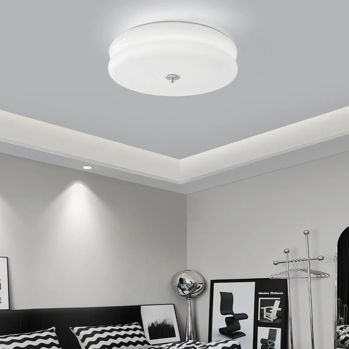 Candy Flush Mount Ceiling Light Two Layer - Neutral Decor