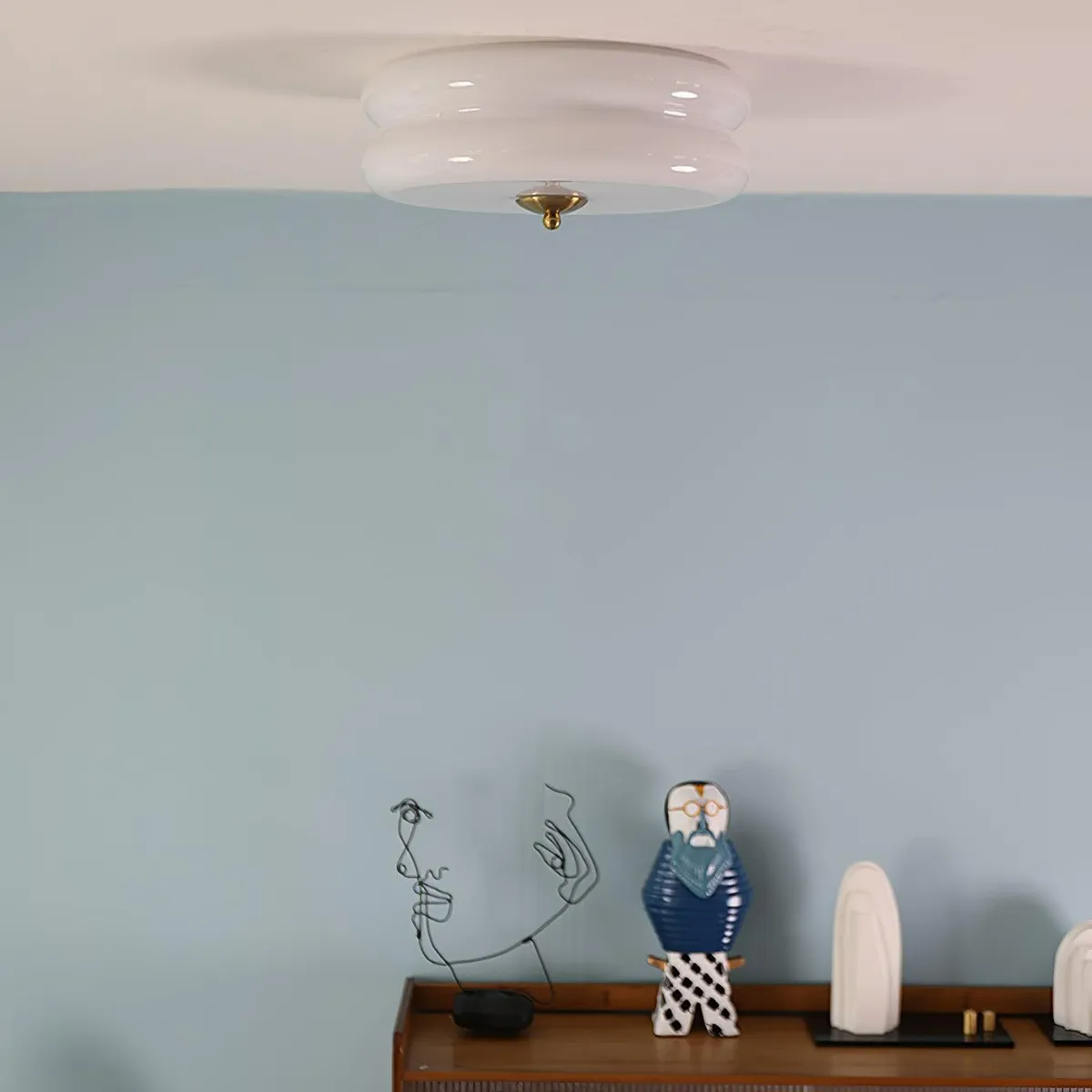 Candy Flush Mount Ceiling Light Two Layer - Neutral Decor