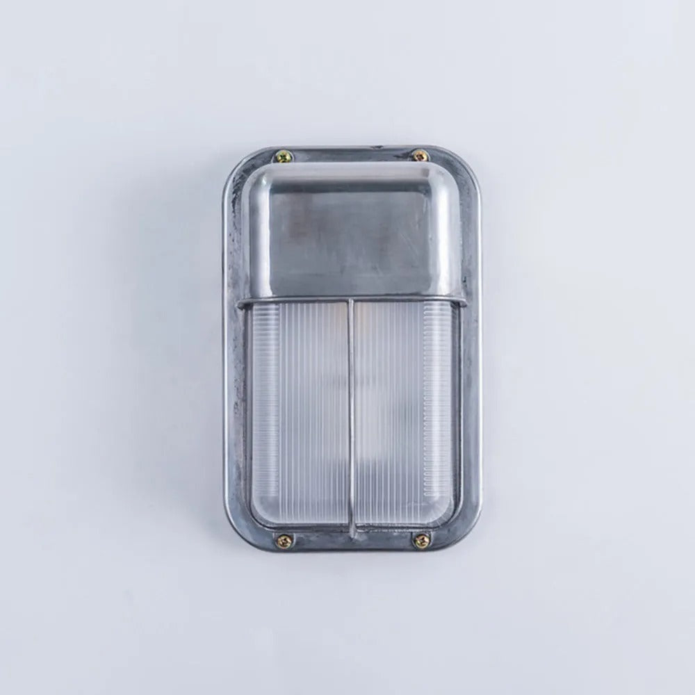 Wyre Wall Lamp Geometric Modern Metal Glass Outdoor - Neutral Decor