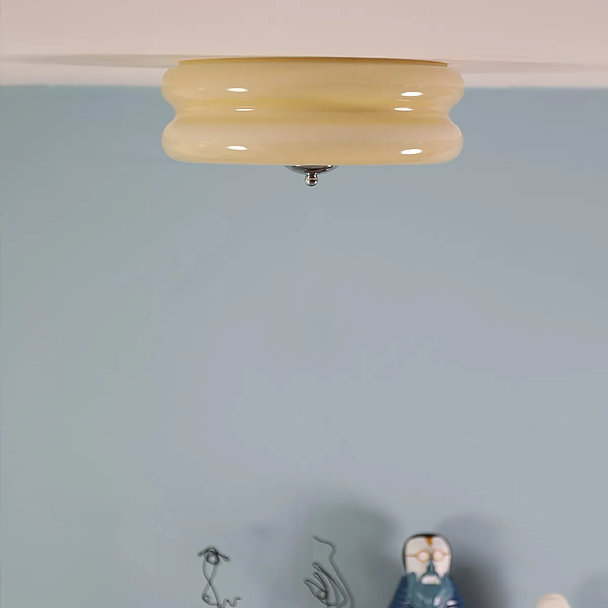 Candy Flush Mount Ceiling Light Two Layer - Neutral Decor