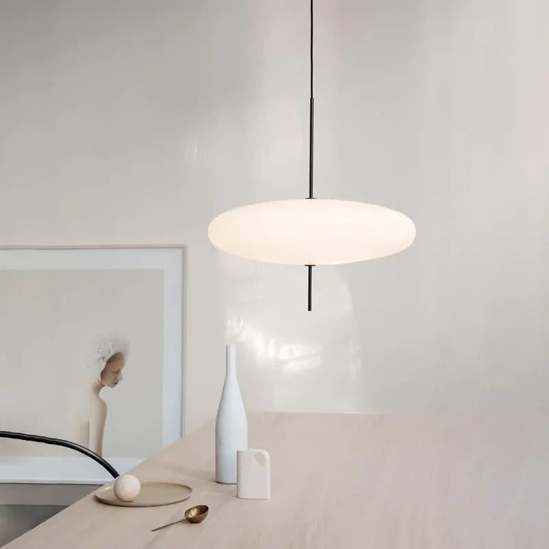 Quor Nordic Modern Oval Single Pendant Light - Neutral Decor
