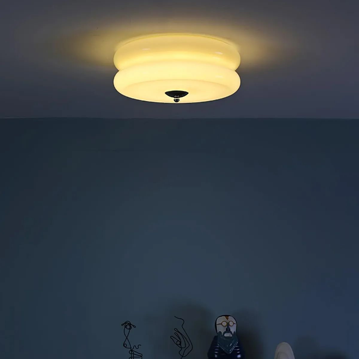 Candy Flush Mount Ceiling Light Two Layer - Neutral Decor