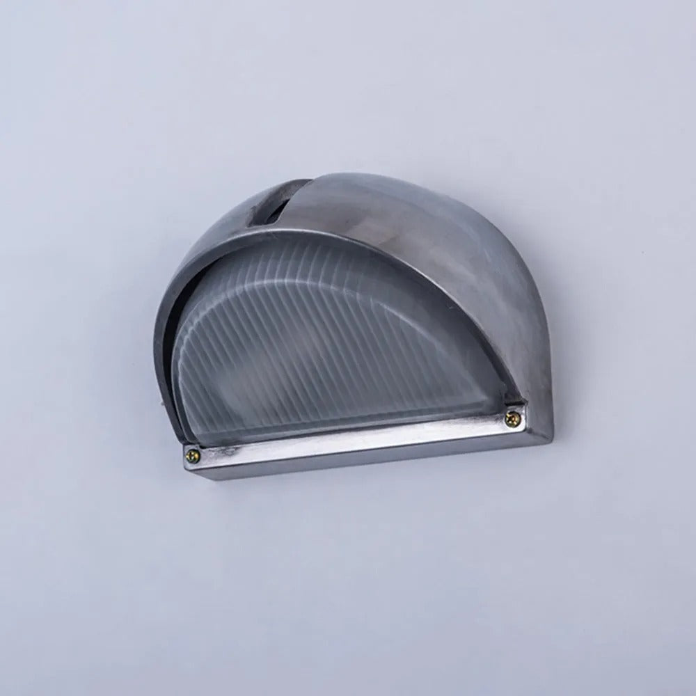 Wyre Wall Lamp Geometric Modern Metal Glass Outdoor - Neutral Decor