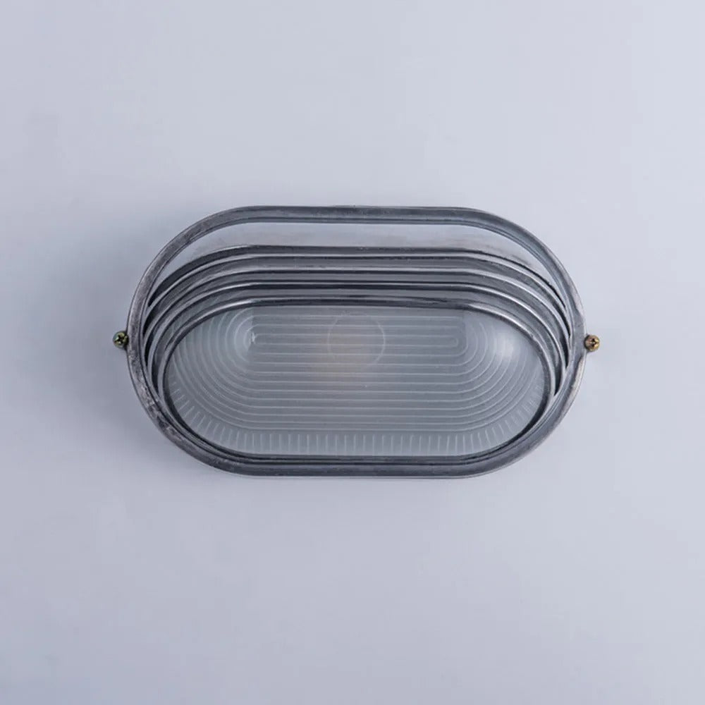 Wyre Wall Lamp Geometric Modern Metal Glass Outdoor - Neutral Decor