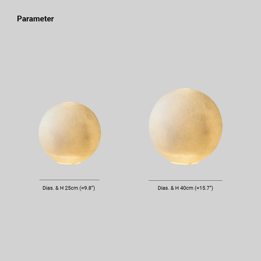 Mira Modern Decorative Dream Floor Lamp, Moon Globe, Resin, Bedroom - Neutral Decor